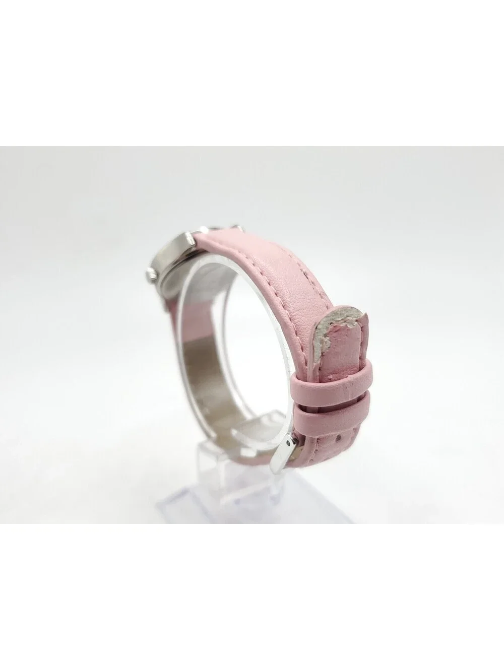 Timex Quartz Watch Women's New Battery Pink Band White Dial 23mm
